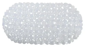 MSV GALETS protiskluzová podložka do vany průhledná / PVC / 99 x 39 cm