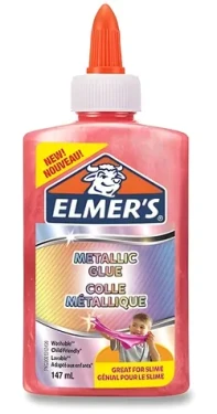 ELMER'S Metalické lepidlo růžové / 147 ml / Na výrobu slizu (0102/2109508)