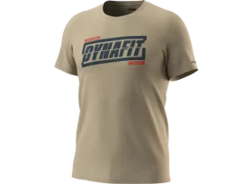 Dynafit Graphic Cotton pánské triko krátký rukáv Rock Khaki/Tabloid vel. M
