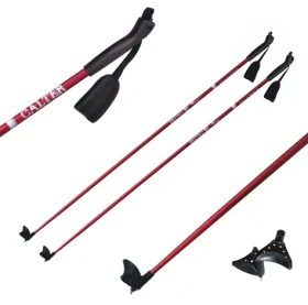 CALTER X-SNOW 120 cm červené / Běžecké hole / Aluminium 6061 / plastová rukojeť / O 16 mm (BH-XSNOW-120-3)