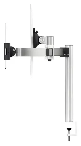 Durable PRO se svorkou stříbrná / Držák monitoru a tabletu / VESA 75-100 mm / 21-34" do 8 kg / tablet 7-13" (508723)