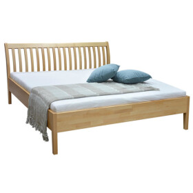 Dřevěná postel Montego, 180x200, vč. roštu, bez matrace, buk