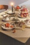 Royal Copenhagen Porcelánový svícen Star Fluted Christmas 17,5 cm, bílá barva, porcelán