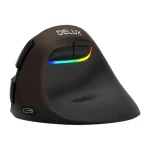 DELUX M618Mini zlatá / Myš / Vertikální / Bluetooth / 2,4 GHz / RGB (M618 Mini Gold)