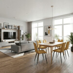 Jídelní židle, žlutá, látka, DCL-V2017 YEL2