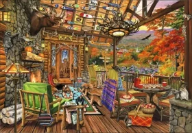 BLUEBIRD Puzzle Adirondacká veranda