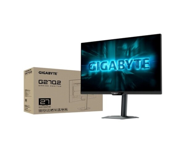 GIGABYTE LCD - 27" Gaming monitor G27Q2, IPS, 2560x1440 QHD, 200Hz, 1000:1, 350cd/m2, 1ms, 2xHDMI, 1xDP EDF_1541156