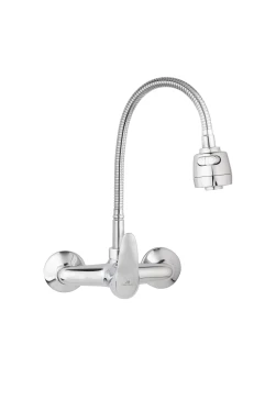 JB Sanitary Nástěnná baterie SLIM, rozteč 150 mm, pružné ramínko A10 38 90