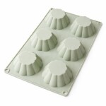 Dortisimo Silikonová forma na pečení/na mražené dezerty Pudink (na 6 ks) 17 cm