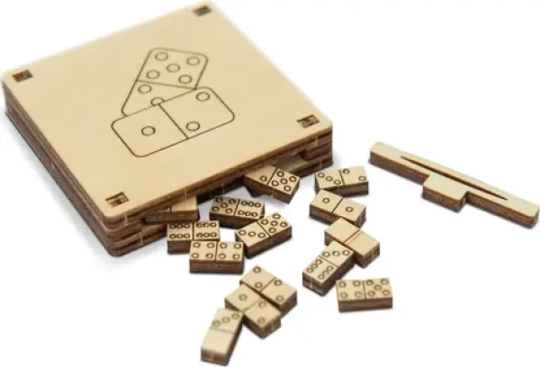 WOODEN CITY 3D Dřevěné puzzle hra mini Domino