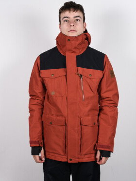 Quiksilver RAFT BARN RED zimní pánská bunda - XL