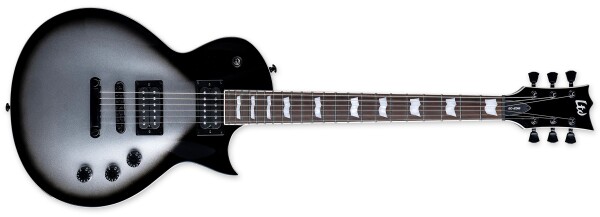 ESP LTD EC-256 Silver Sunburst Teardrop
