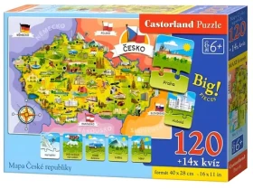 CASTORLAND Puzzle Mapa České republiky