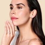 Emporial prsten 14k zlato Vermeil GU-DR10789R-ROSEGOLD-ROSEQUARTZ-TOPAZ Velikost: 7 (EU: 54-56)