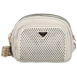 Trendy dámská koženková kabelka Lusy, krémová