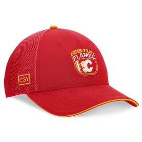 Fanatics Pánská kšiltovka Calgary Flames 2024 Draft NHL On Stage Trucker Adjustable Hat