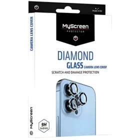 MyScreen Diamond Glass Pro Apple iPhone 15 Pro/15 Pro Max černá / Ochranné sklo fotoaparátu / Tvrzenost 9H (MD7921 DGCLC BLACK)