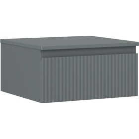 MEXEN/S - Rivel koupelnová skříňka pod umyvadlo 50 cm s deskou, 1 šuplík, reliéf , grafit mat 91A20-05023-1-BFC66