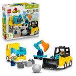 LEGO® DUPLO® 10475 Vozidla na stavbě 3 v 1