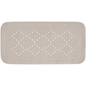 Spirella ALASKA šedo-hnědá / Protiskluzová podložka do vany / PVC / 91 x 36 cm