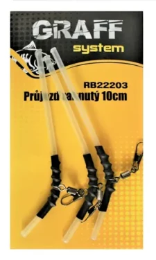Graff Průjezd zahnutý 10cm 3ks Transparentní (RB22203)