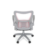 Dětská židle, výškově nastavitelná, růžová síťovina, KA-K2008 PINK