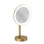 KLUDI - Vela R Kosmetické zrcátko s LED osvětlením, kartáčované zlato 58995N0F