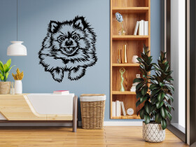 Pomeranian dřevěná dekorace na zeď Rozměr (cm): Typ: Pomeranian