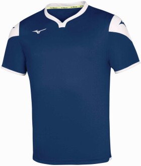 Mizuno Game Shirt Runbird Navy/White - Fotbalový dres Mizuno Game Shirt Runbird P2EA750070 Velikost textilu: L
