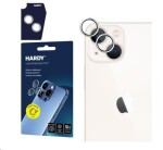 3mk HARDY Lens Protection Pro skla na fotoaparát pro Apple iPhone 15/15 Plus Silver (5903108573443)