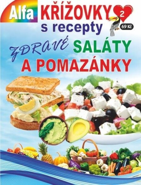 Křížovky s recepty 2/2023 - Zdravé salátřy a pomazánky