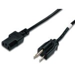 PremiumCord Kabel síťový 230V k počítači 2m s USA zástrčkou (4016032311959)