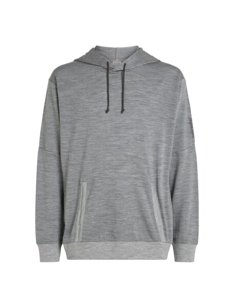 ICEBREAKER Mens Merino 150 Drift LS Hoodie, Metro Heather (vzorek) velikost: M