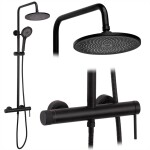 REA - Sprchový set Foss Clif Black REA-P5645