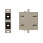 XtendLan SC-SC duplexní adaptér šedý / Optický adaptér / Multimode / do rozváděčů (ADR-SCD2SCD-MM)