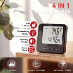 Meteostanice se skrytou Full HD WiFi kamerou - KP08