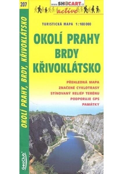 Okolí Prahy, Brdy, Křivoklátsko 1:100 000