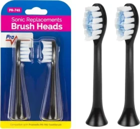 ProMedix PR-745 B černá / Náhradní kartáčky / 2 ks / pro PR-740 (PR-745 B)