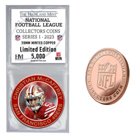 Mince San Francisco 49ers NFL Collectors Coins Series 1 Christian McCaffrey