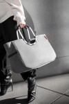 Nákupní taška Reisenthel Loopshopper L Herringbone grey