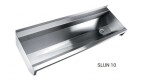 SANELA - Nerezové dřezy Nerezový žlab zakulacený neopláštěný, délka 1250 mm, AISI 316 L SLUN 10KL