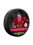 Inglasco / Sherwood Puk Denis Savard #18 Chicago Blackhawks Souvenir Collector Hockey Puck