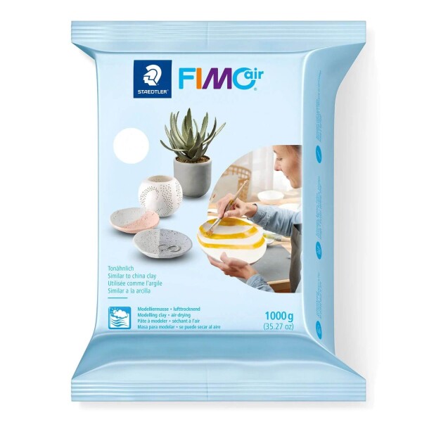 Staedtler Samotvrdnoucí hmota Fimo Basic Air 1000g bílá