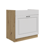 Spodní skříňka pod dřez Stilo 80 ZL 1S BB - Premium Box Barva korpusu: Dub artisan, Barva dvířek: Grafit