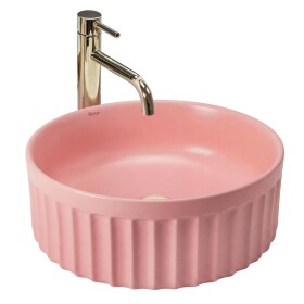 REA - Umyvadlo na desku DUO Sweet Pink Matt REA-U3606