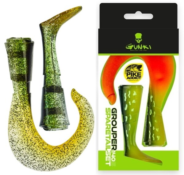 Gunki Náhradní ocásky Grouper 14cm S - Blue Gill GB,Gunki Náhradní ocásky Grouper 14cm S - Blue Gill GB