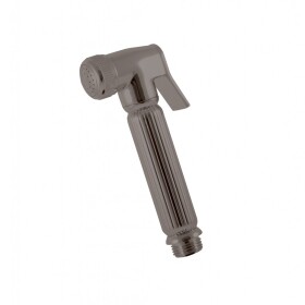 RAV Slezák - Ruční sprcha k bidetové baterii se stop ventilem, Metal Grey - kartáčovaná KS0005MGK KS0005MGK