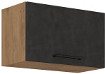 Horní skříňka nad digestoř Vigo 60 GU-36 1F Barva korpusu: Dub Lancelot, Barva dvířek: Dark wood