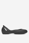Pantofle Crocs KADEE FLAT BLK 210833-001 Materiál - Croslite