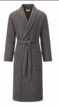 Pánský vaflový župan Vestis Saimaa Organic Grey XL
